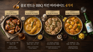 호주산 꿀 BBQ 그릴드 치킨 마리네이드